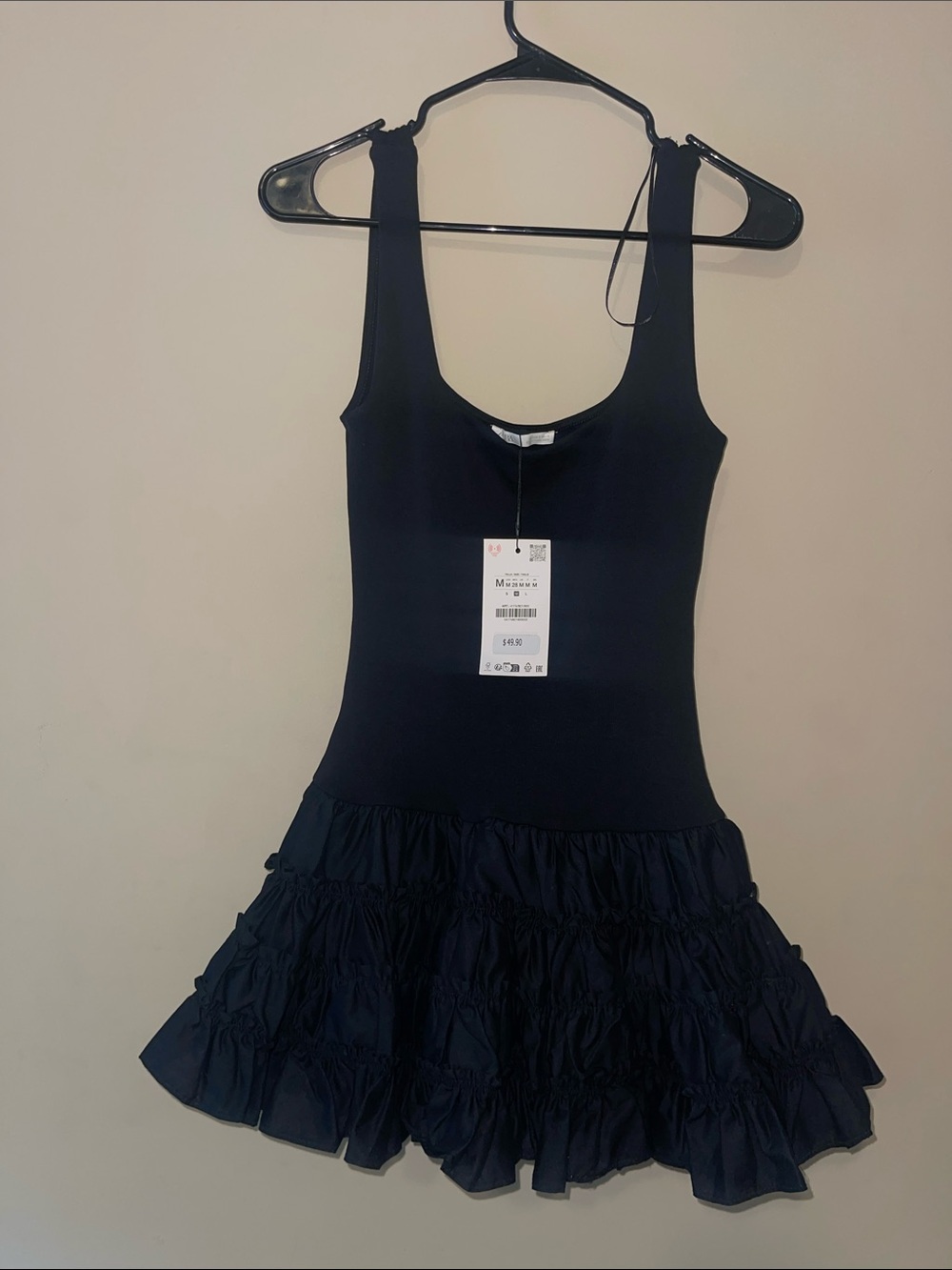 Women’s Zara Ruffle Tank Dress - Classic Scoop Neck